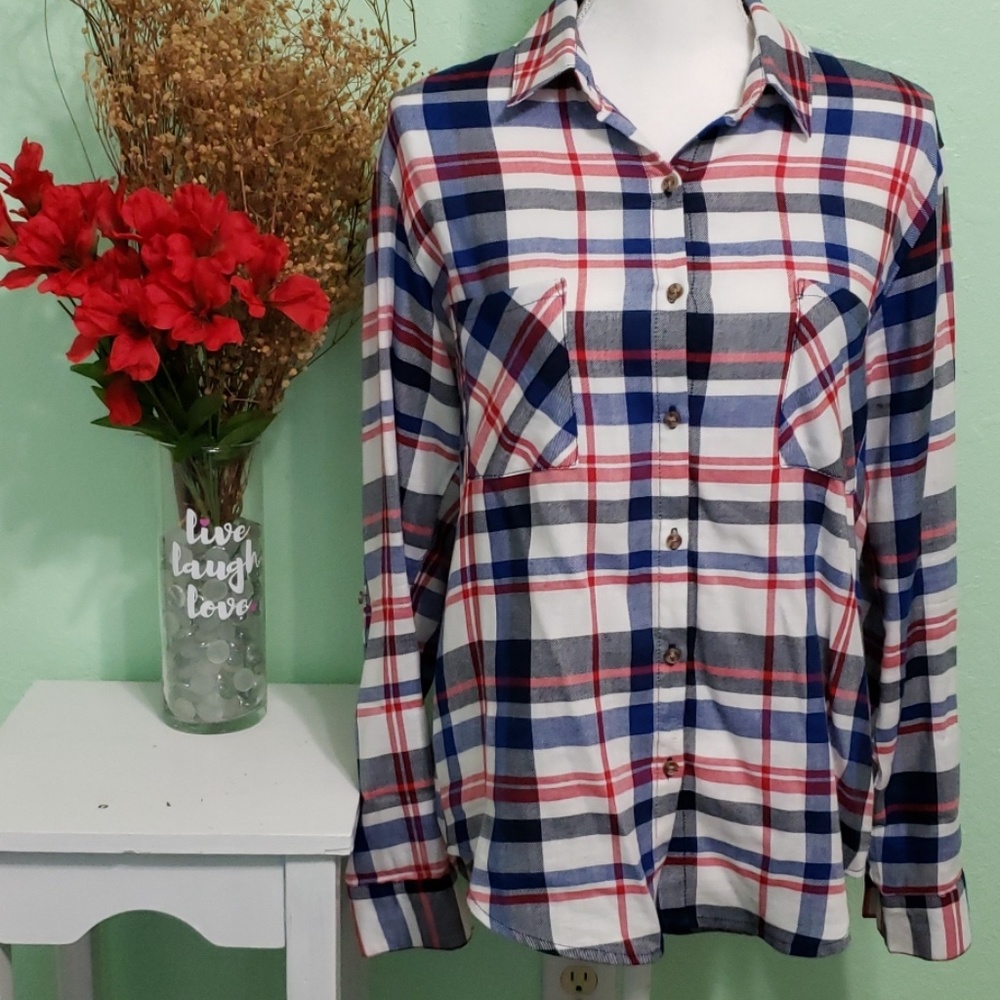 AMBIANCE plaid shirt